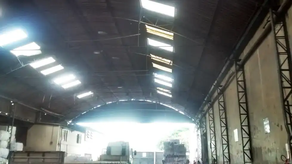 Reforma do telhado do Galpão Aparas